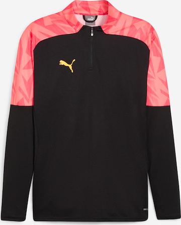 PUMA Toiminnallinen paita 'IndividualFinal' värissä musta: etupuoli