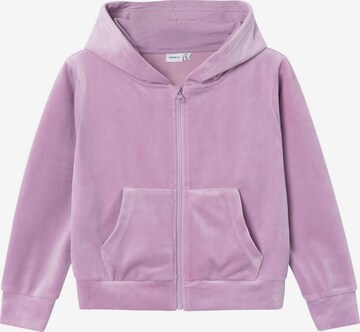 NAME IT Zip-Up Hoodie in Purple: front