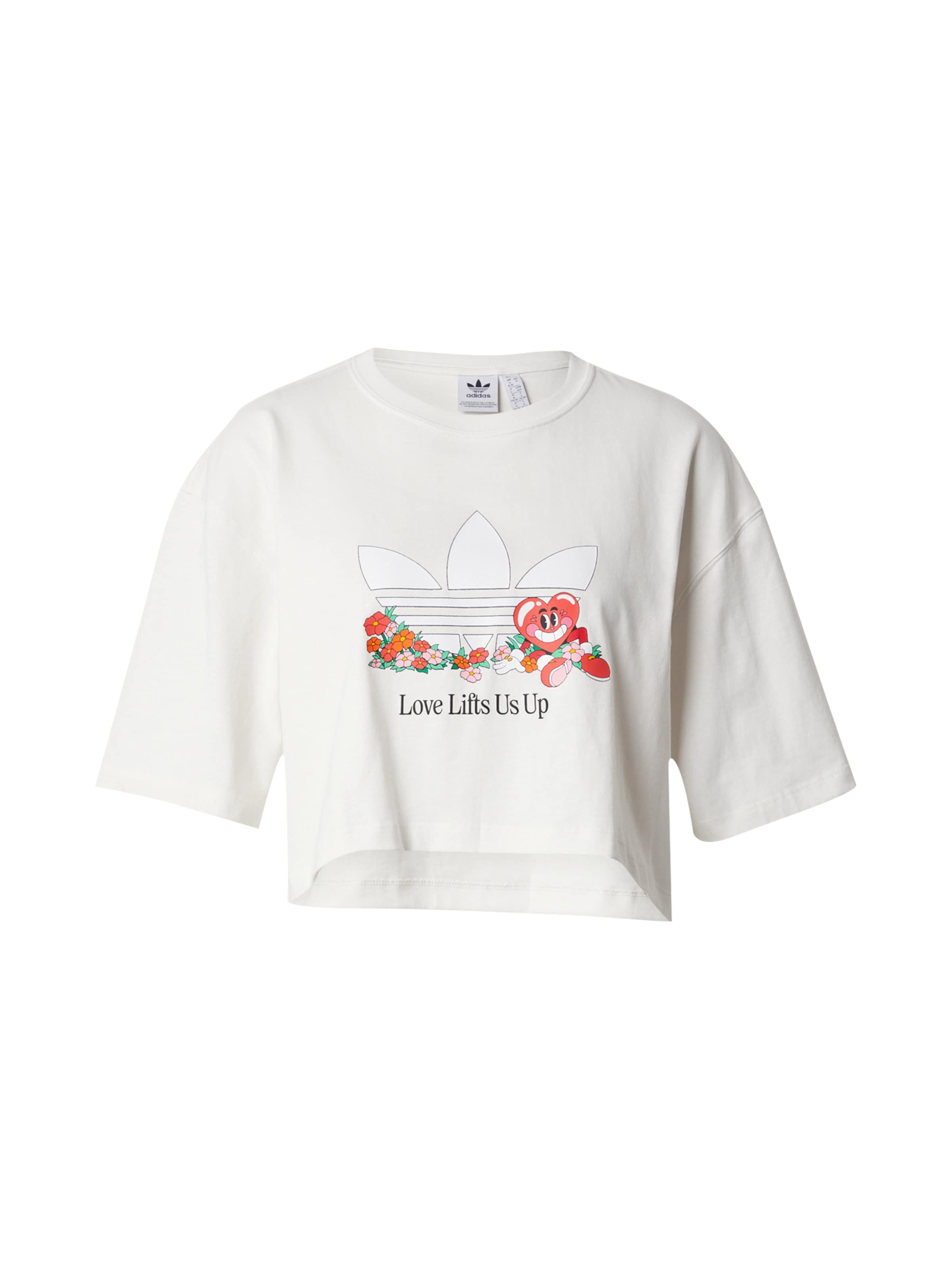 Maglietta 'NELSON' di ADIDAS ORIGINALS in bianco: frontale