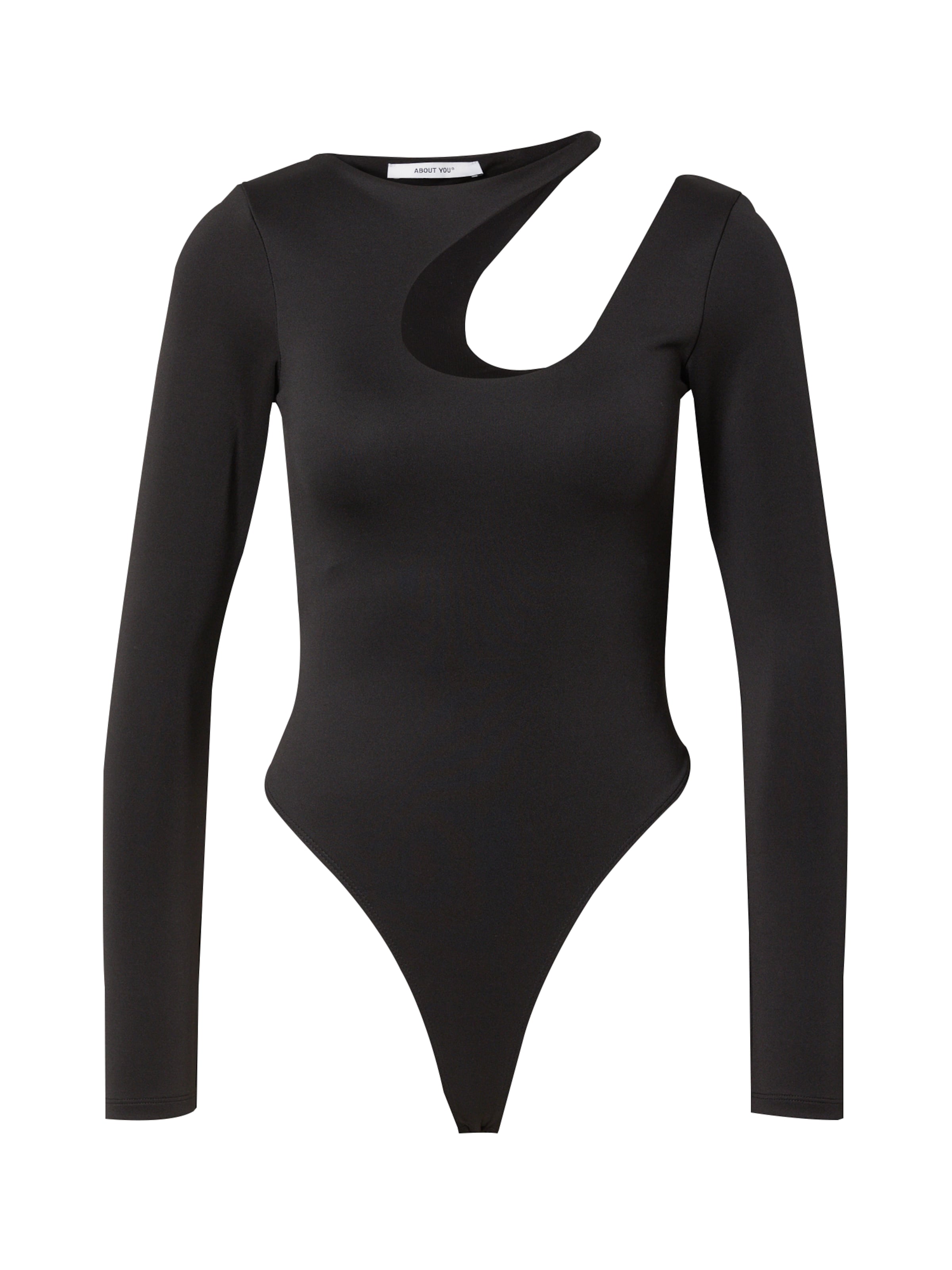 ABOUT YOU Rövid body 'Aurelia' - fekete: elől