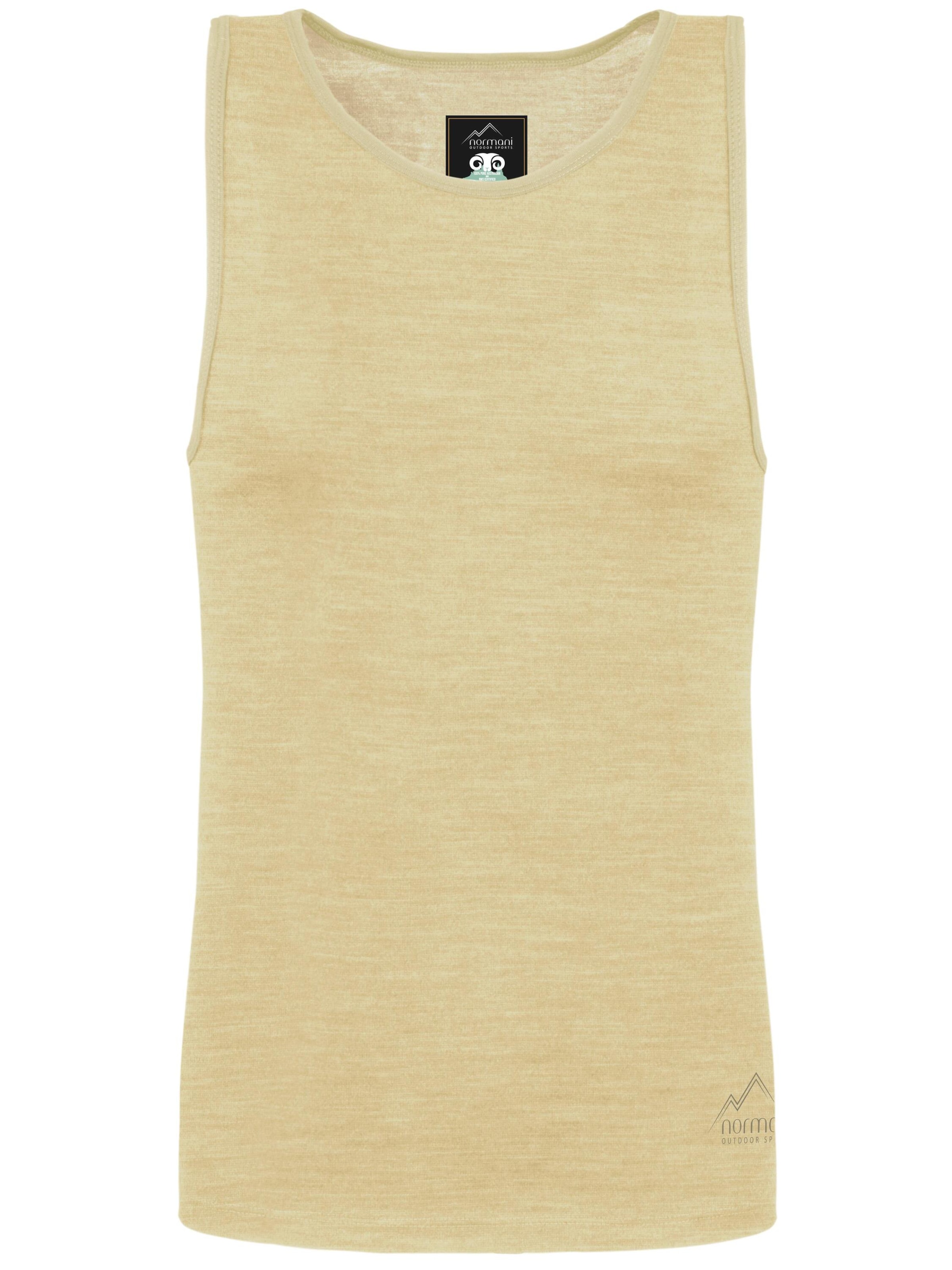 normani Unterhemd 'Alice Springs' in Weiß: Vorderseite