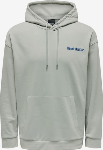 Sweat-shirt 'Tylan' Only & Sons en gris : devant