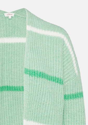 Cardigan s.Oliver en vert