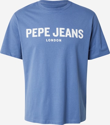 Pepe Jeans Tričko - Modrá: predná strana