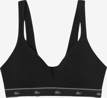 LACOSTE Bandeau BH in Zwart: voorkant