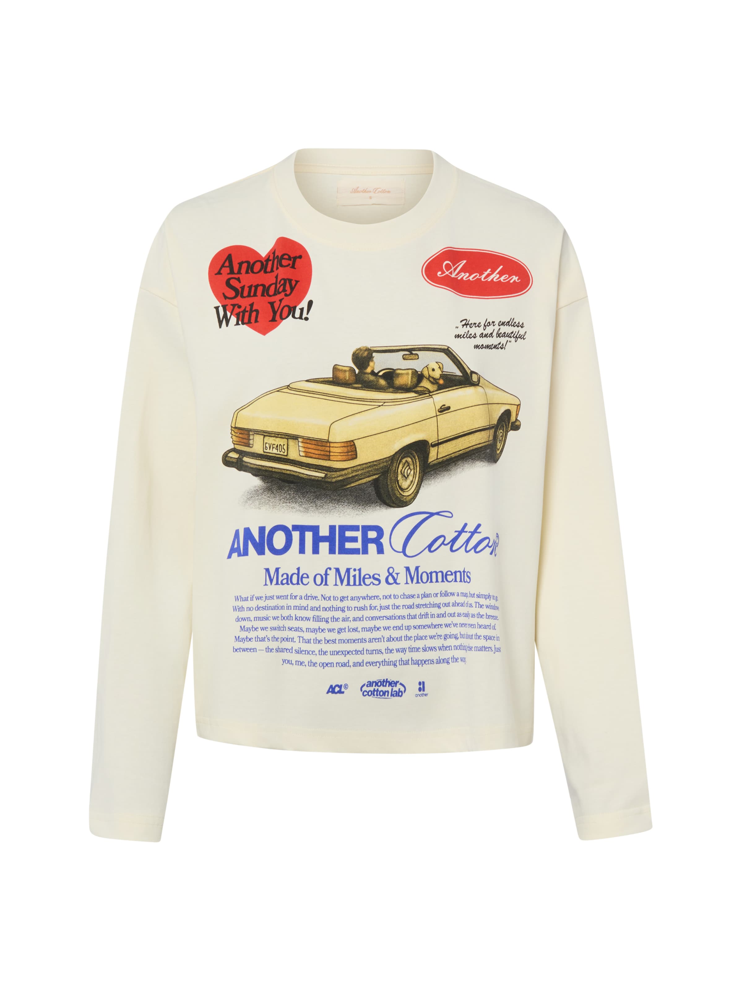 Another Cotton Lab Shirt ' Another Sunday ' in Beige: Vorderseite