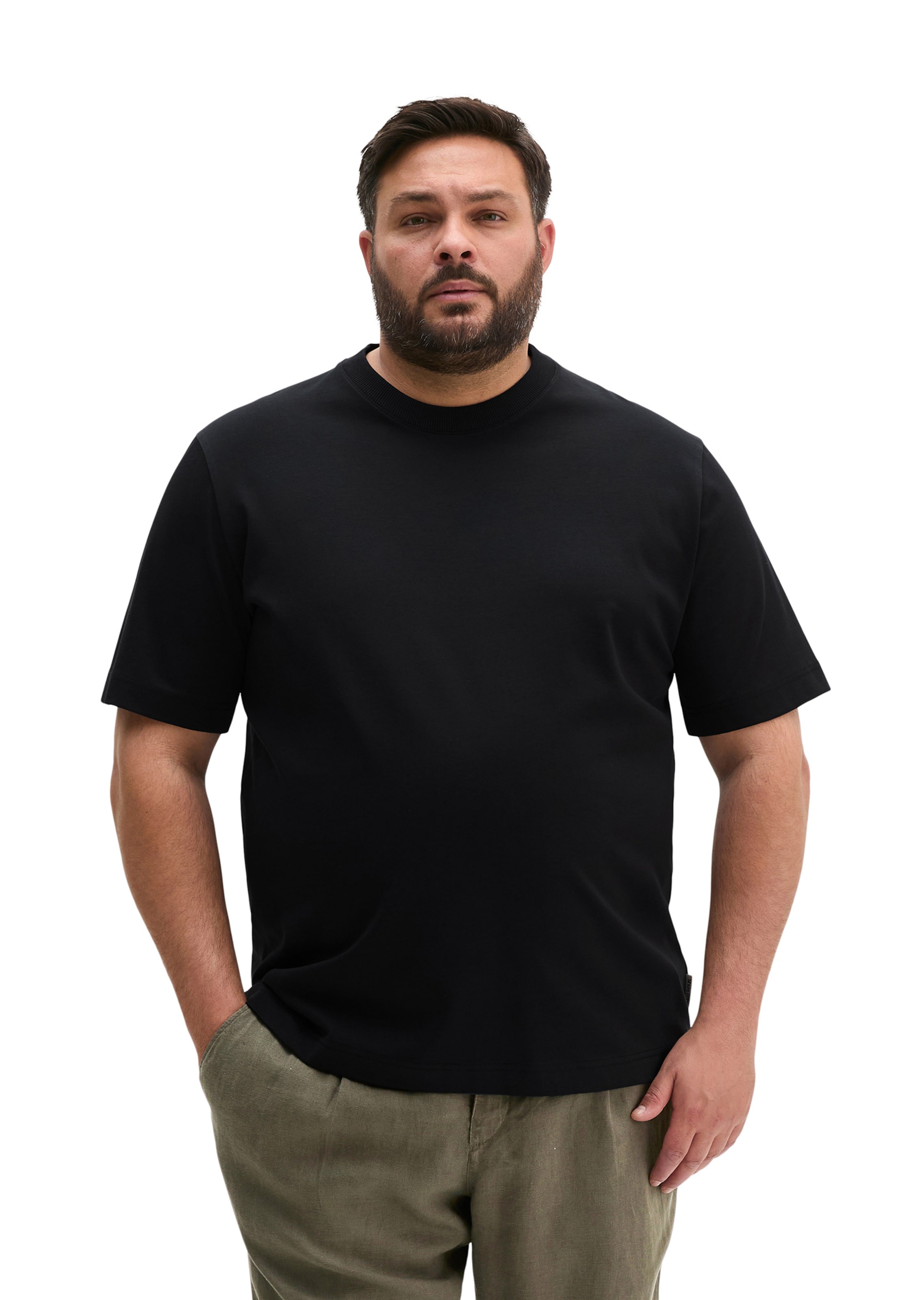 Marc O'Polo T-Shirt in Schwarz: Vorderseite