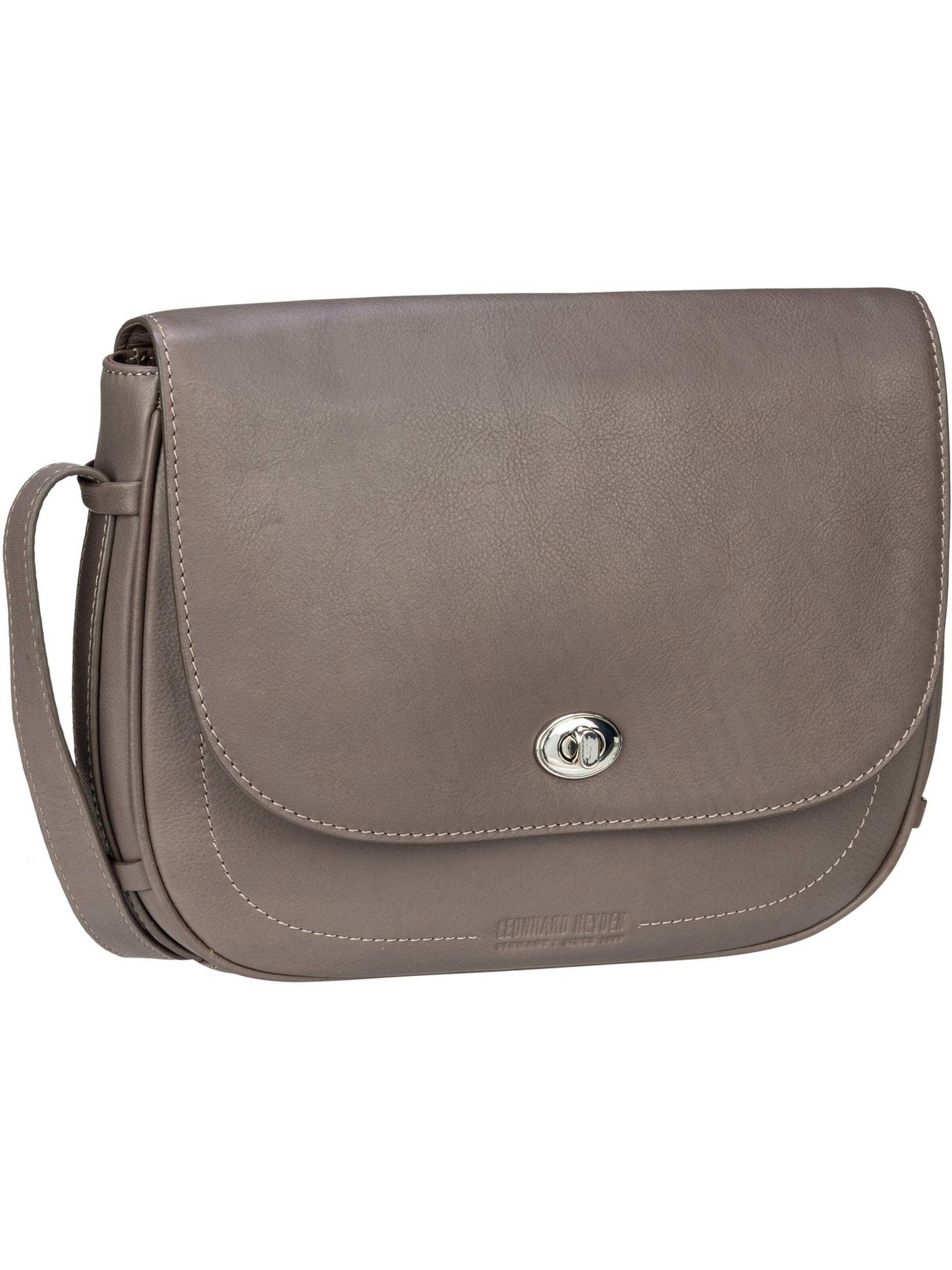 LEONHARD HEYDEN Crossbody bag 'Nizza' in Grey: front