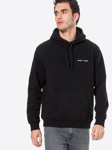 Samsøe Samsøe - Sudadera 'Norsbro' en negro: frente