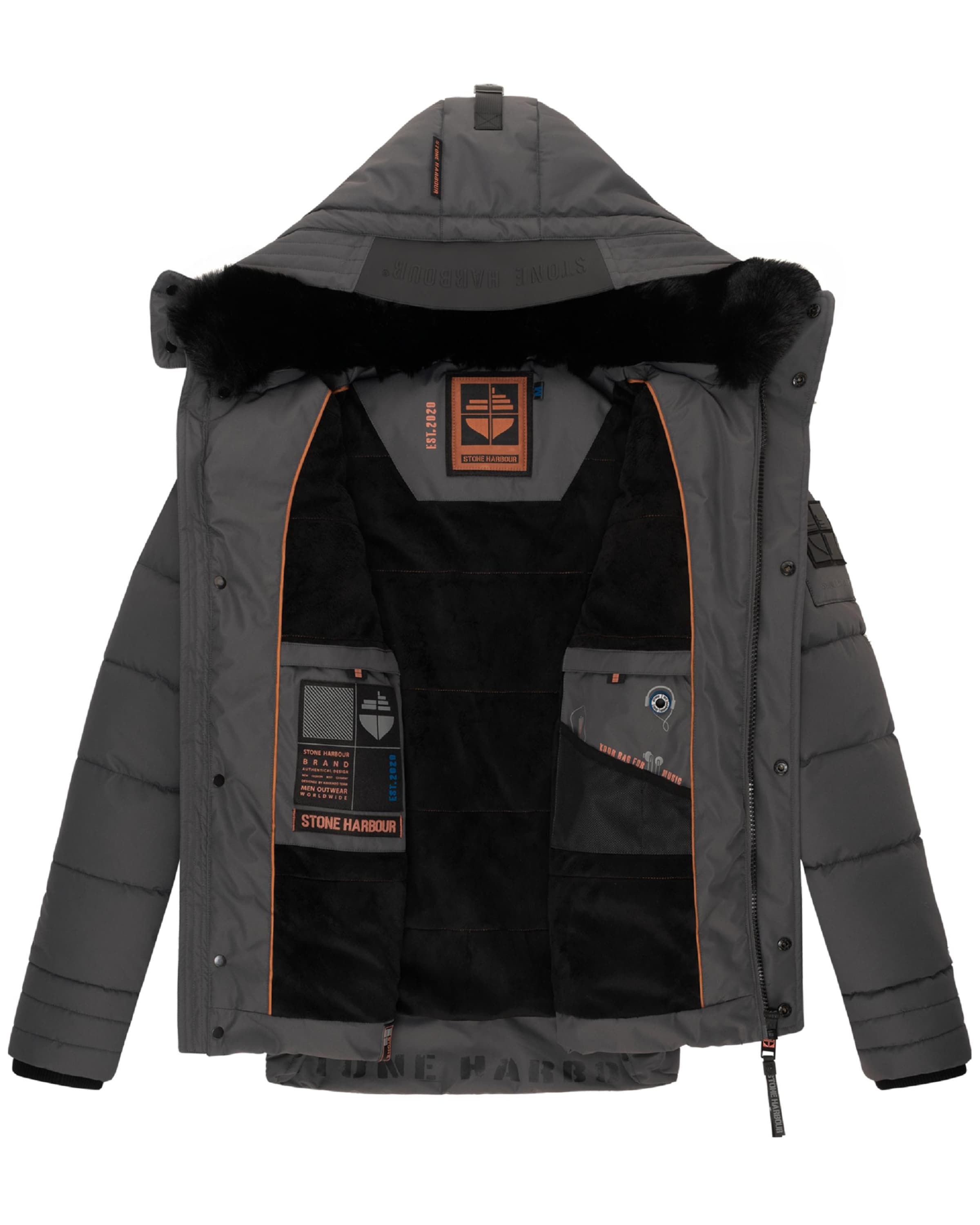 STONE HARBOUR Jacke 'Witaas' in Grau