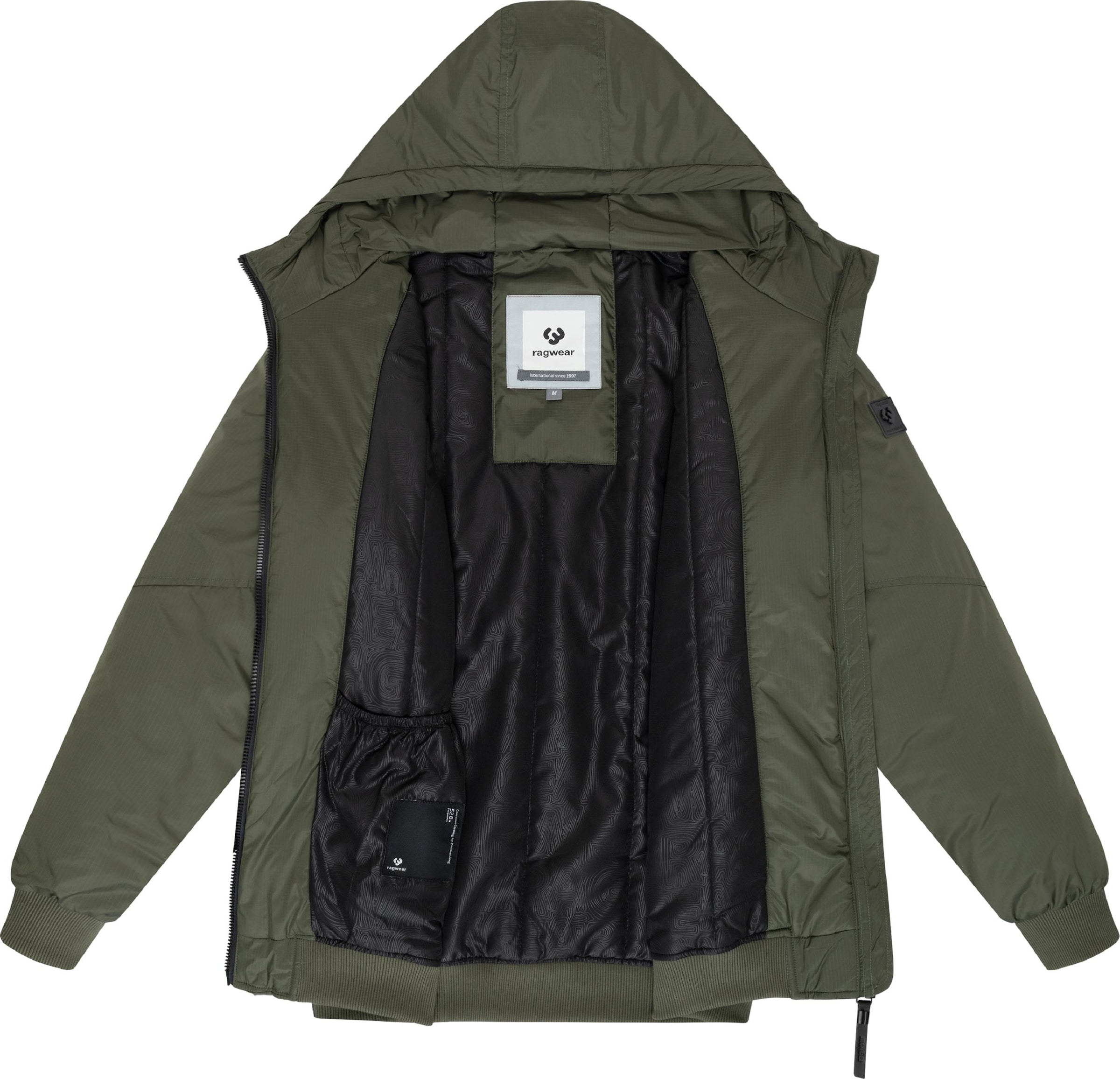 Ragwear Performance Jacket 'Sherwer Youmodo' in Green