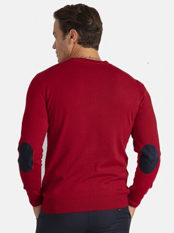 Pullover 'Los Angeles' di Sir Raymond Tailor in rosso