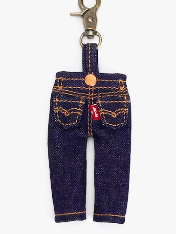 LEVI'S ® Breloczek do kluczy 'LEVI'S® MINI 501® CHARM OCEAN INDIGO WASH' w kolorze niebieski