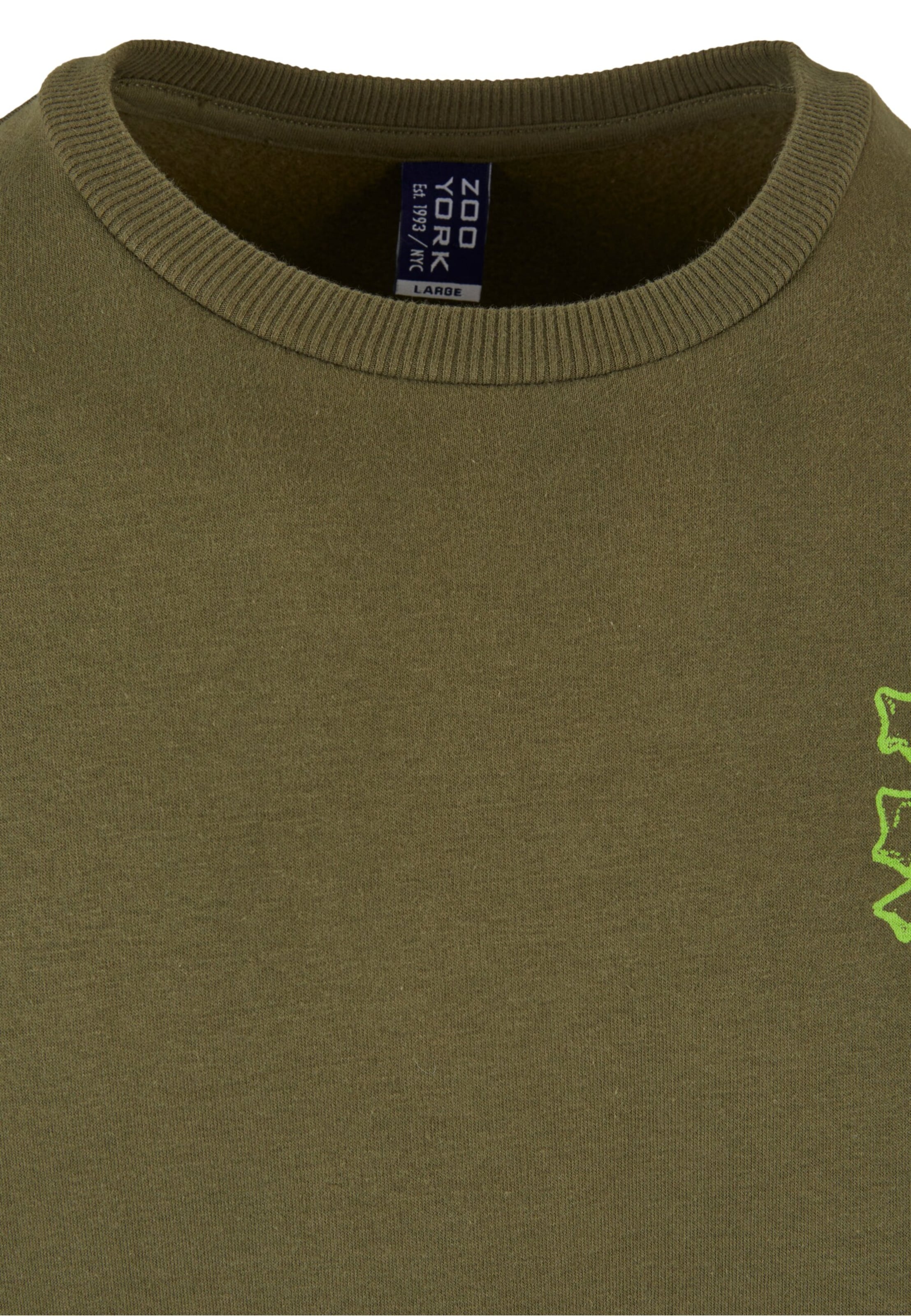 Sweat-shirt 'Skeleton' ZOO YORK en vert