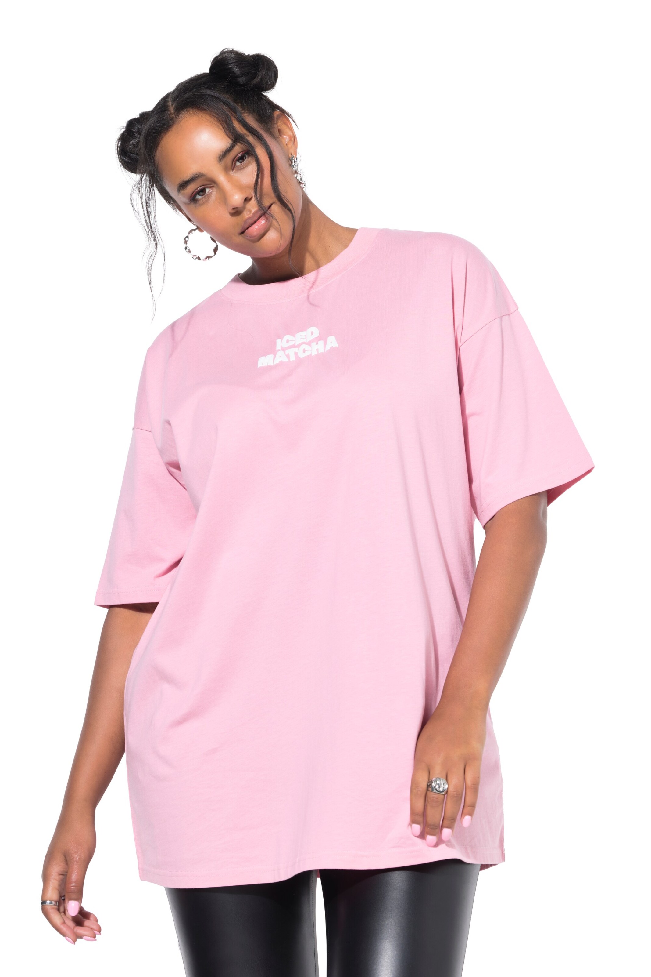 Studio Untold Shirt in Roze: voorkant