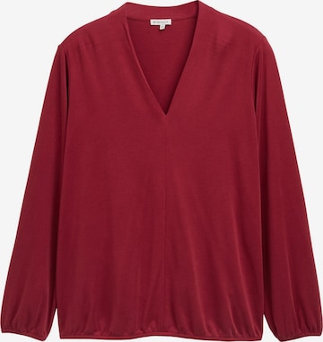 Tom Tailor Women + Shirt in Rot: Vorderseite