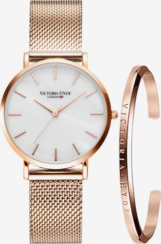 Victoria Hyde Uhr in Gold: predná strana