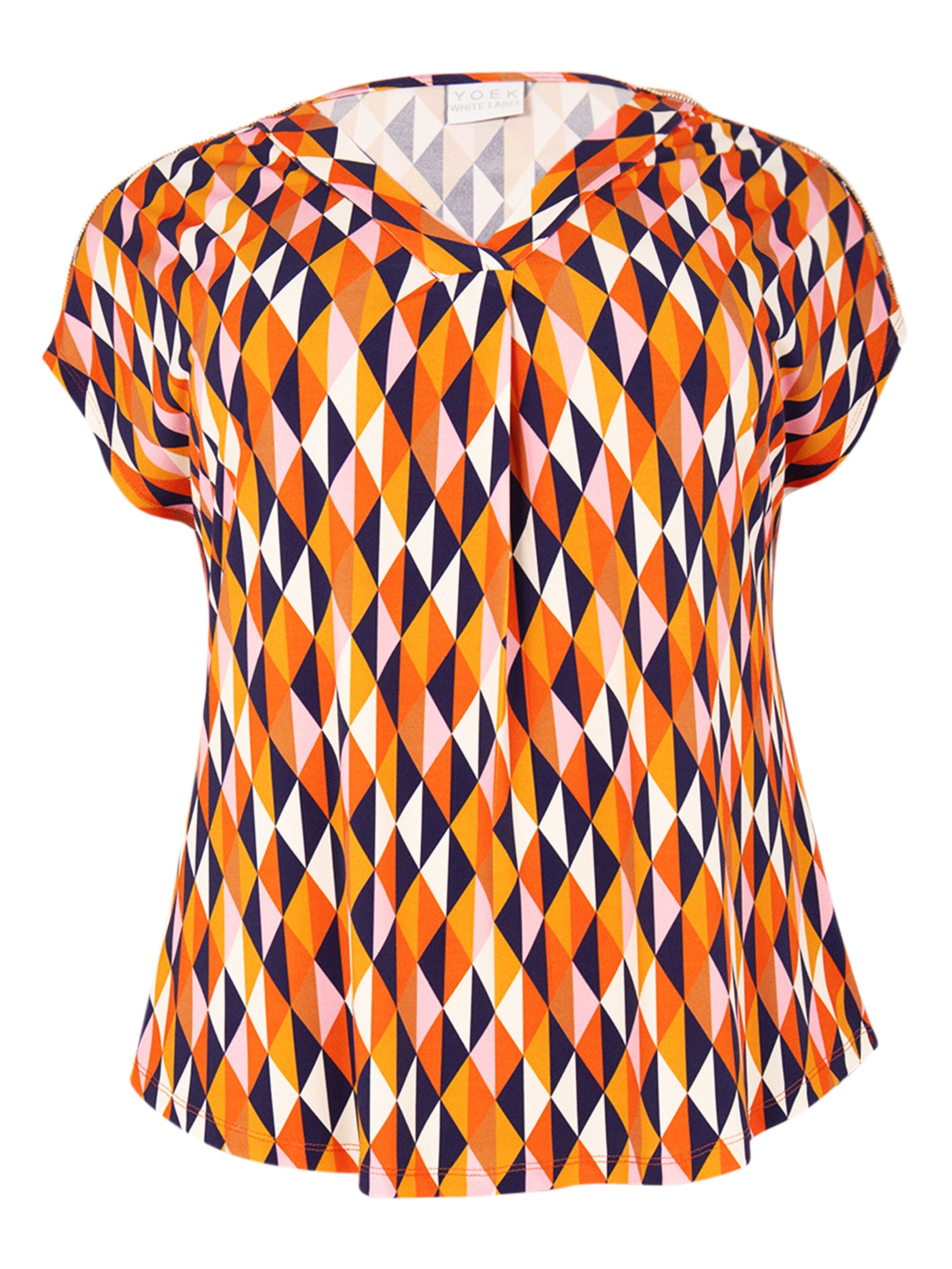 Tunique YOEK en orange : devant
