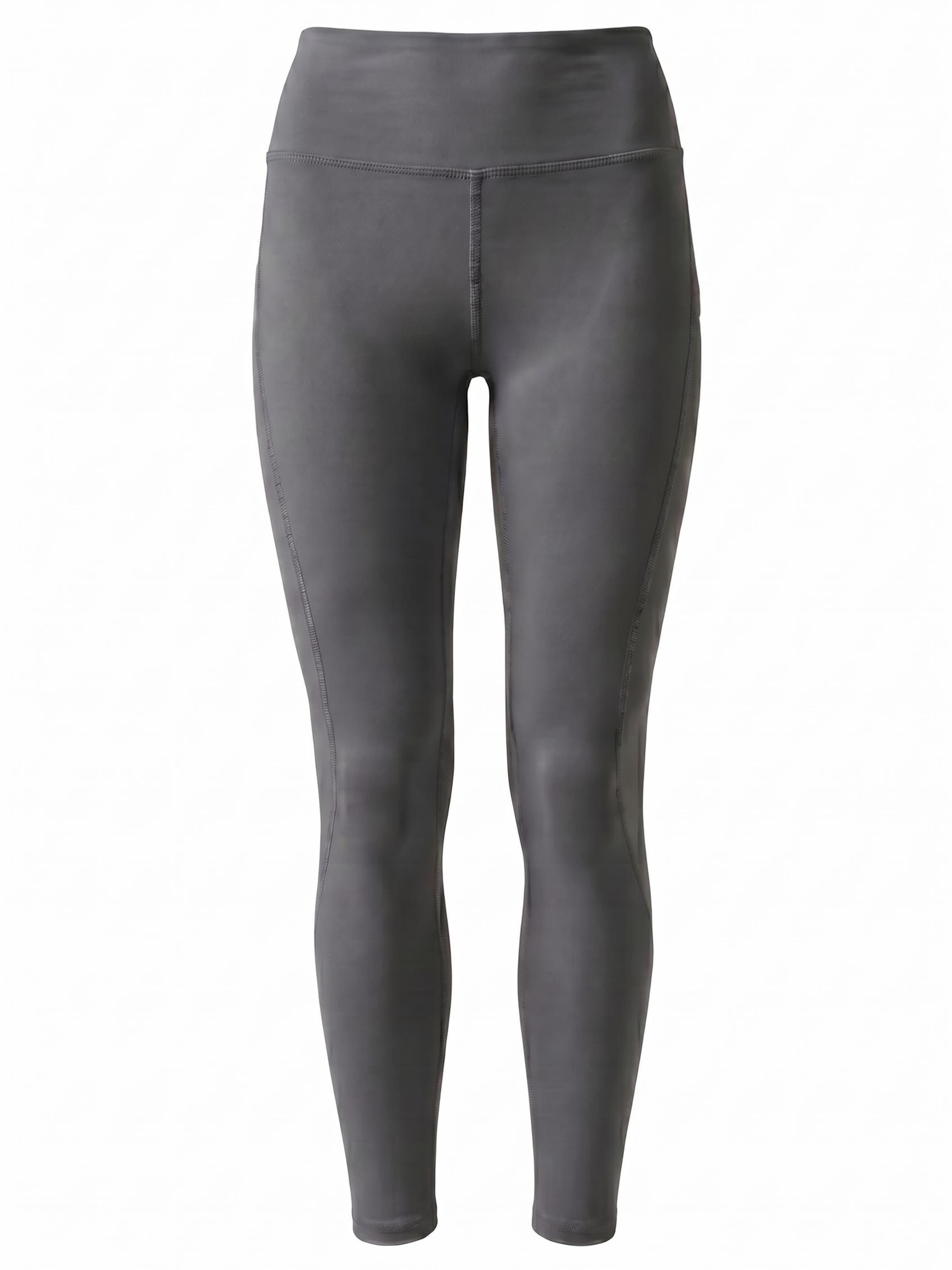 LOTUSCRAFTS Skinny Workout Pants 'BECCA Leggings' in Grey: front