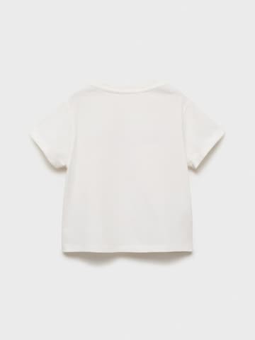 MANGO KIDS Tričko 'INSPIRE' - Biela