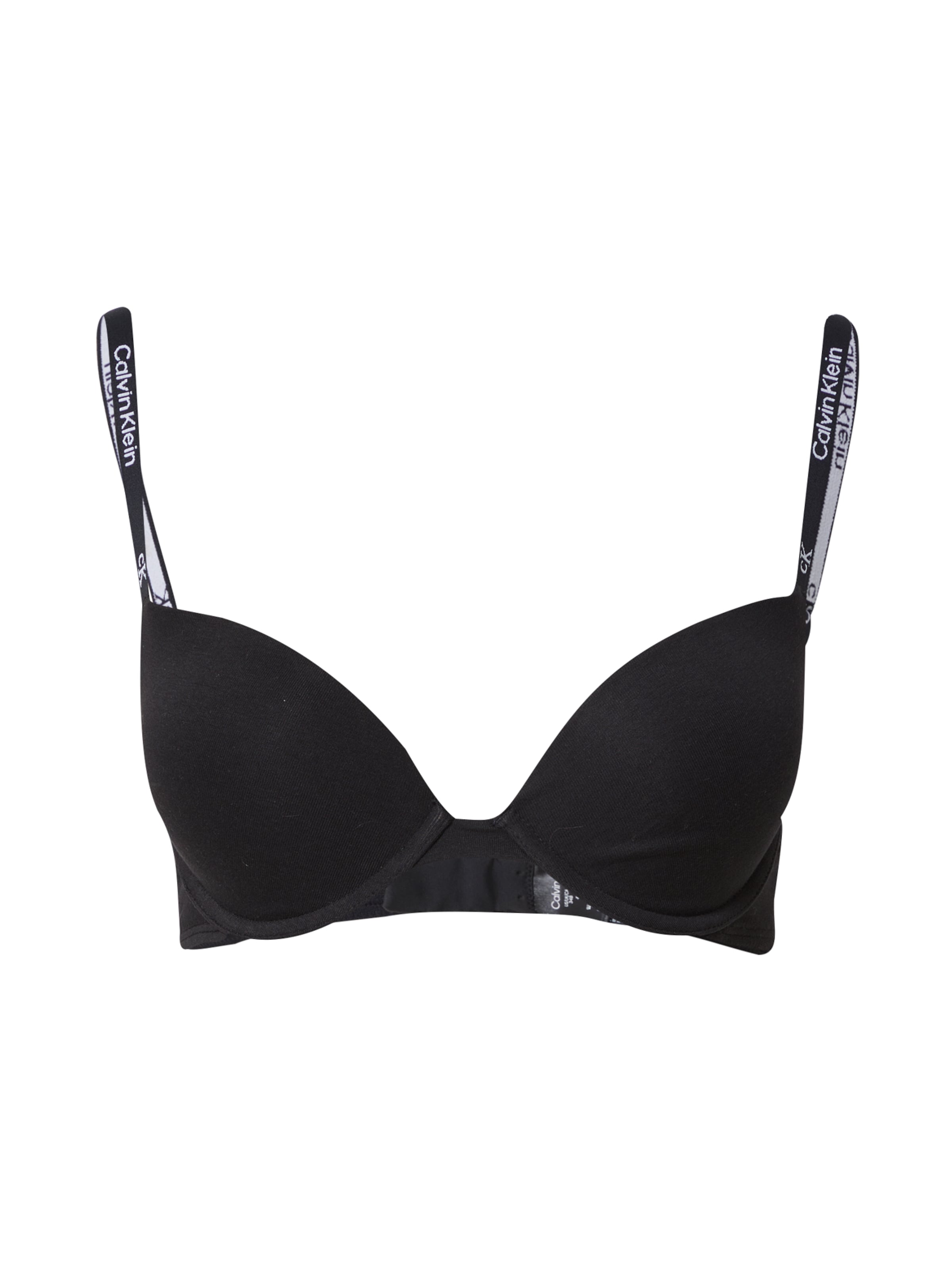 Push-up Reggiseno di Calvin Klein Underwear in nero: frontale