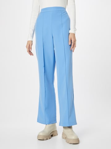 PIECES Wide leg Trousers 'PCBOZZY' in Blue: front