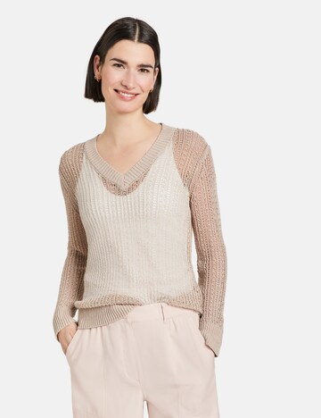 GERRY WEBER Pullover in Beige: Vorderseite
