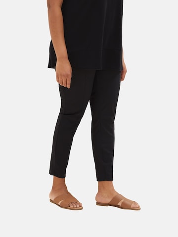 Tom Tailor Women + - Skinny Calças em preto