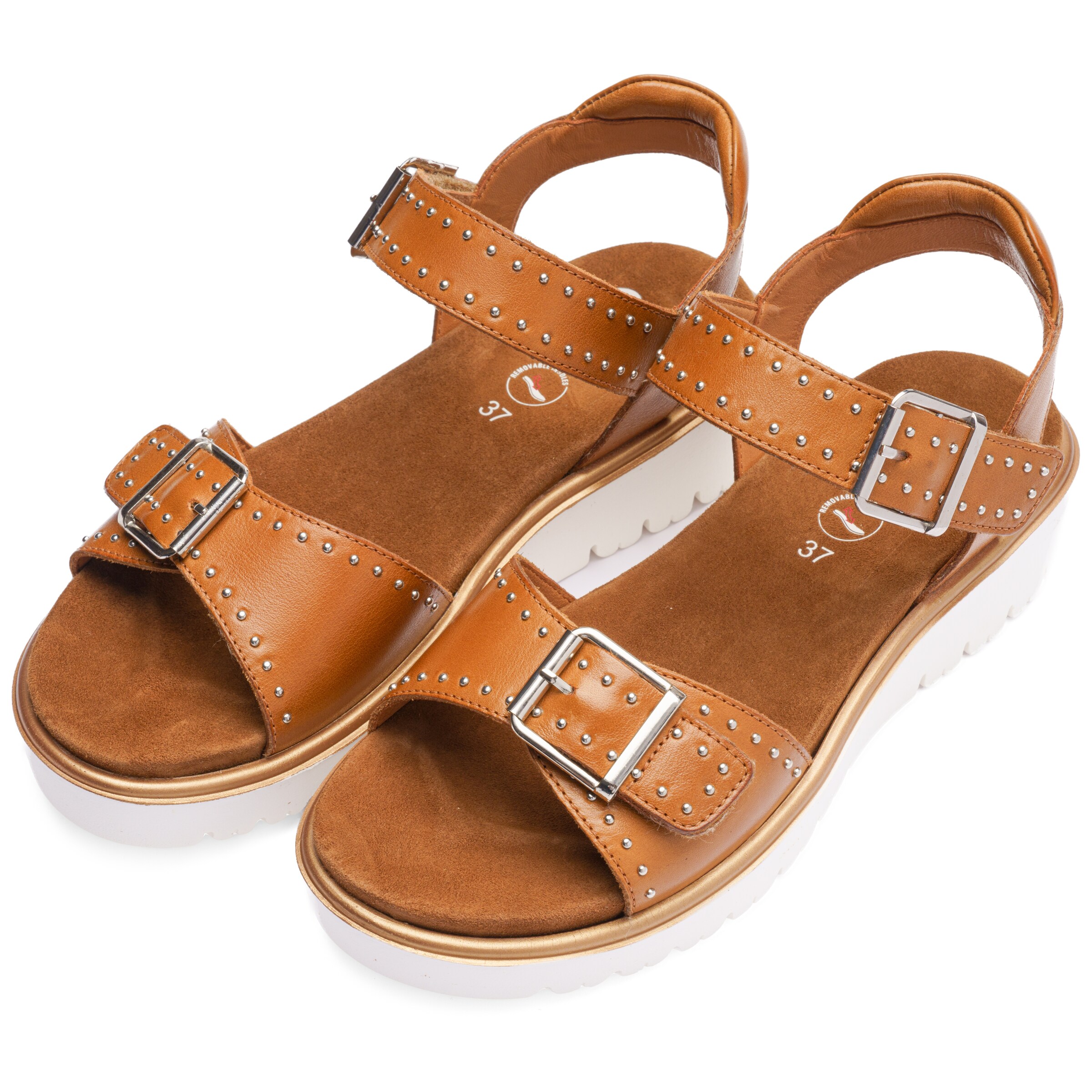 ARA Strap Sandals in Brown