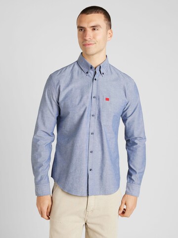 Slim fit Camicia 'Evito' di HUGO in blu: frontale