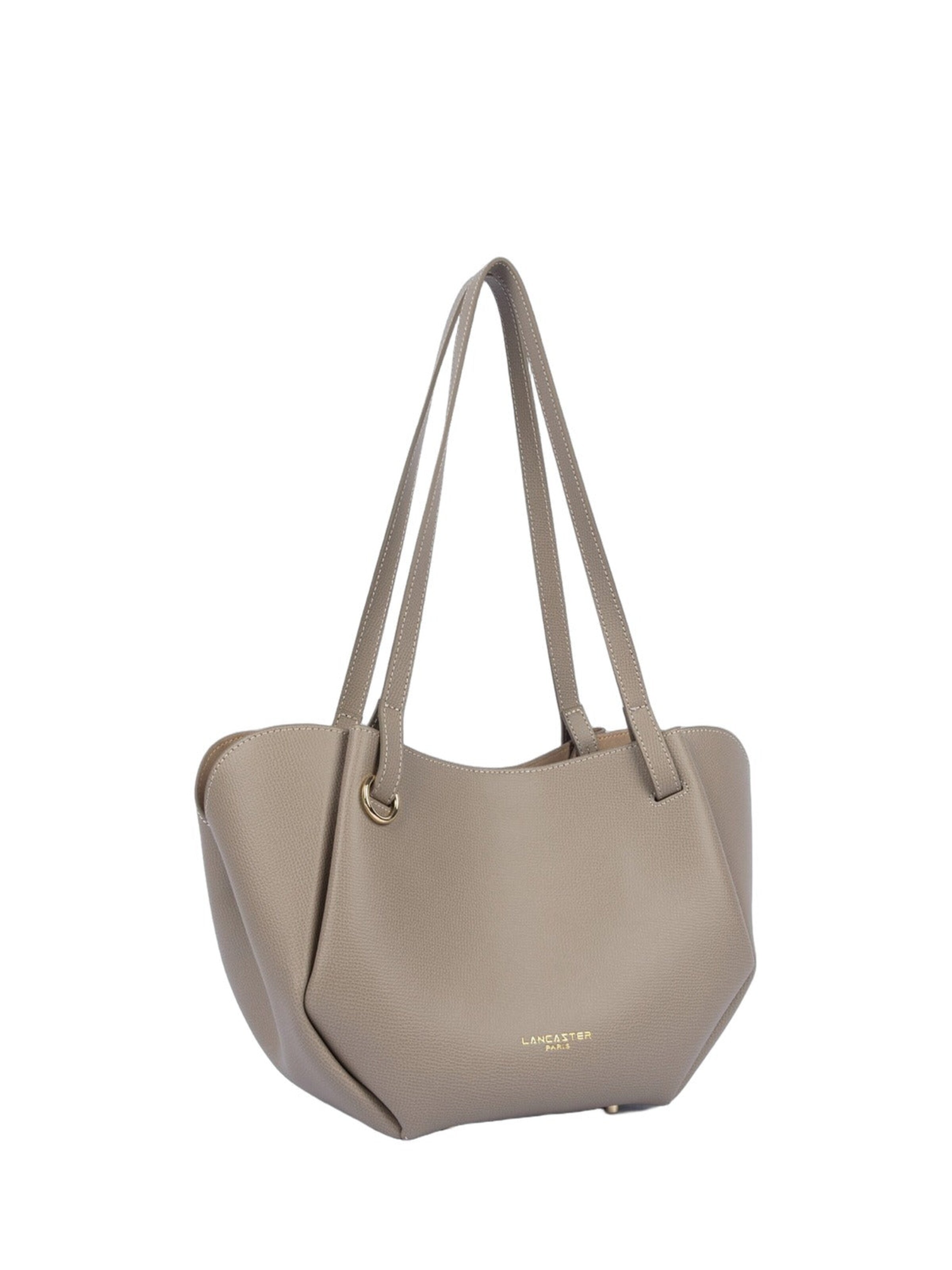 LANCASTER Paris - Shopper 'Lancaster Sac cabas épaule Avec Pression Sierra Haus Galet' em cinzento