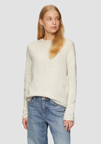 QS Pullover in Beige: Vorderseite