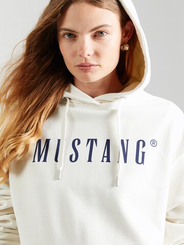 MUSTANG Sweatshirt 'Margo' in White