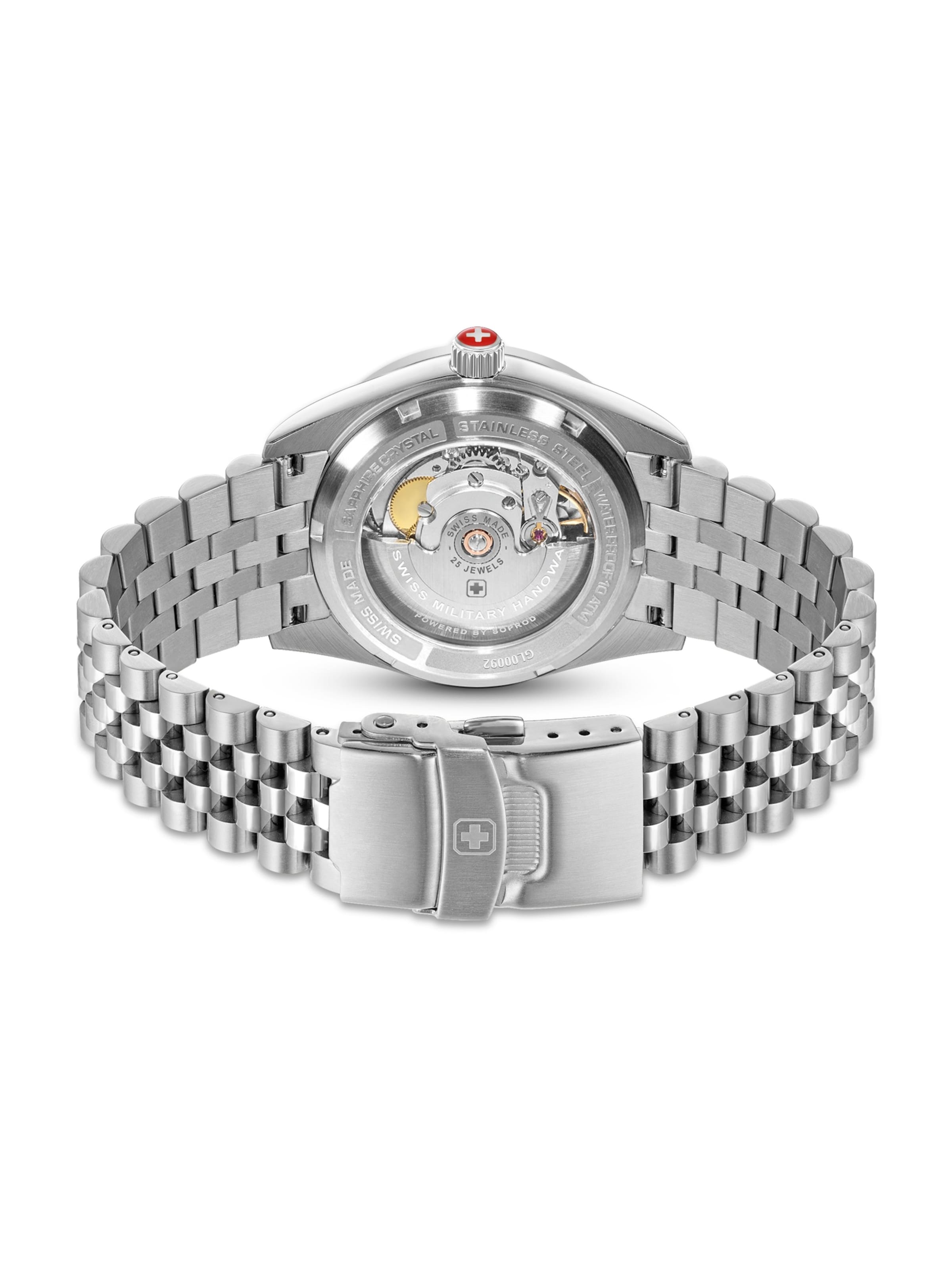SWISS MILITARY HANOWA Uhr  ' Interlude ' in Silber