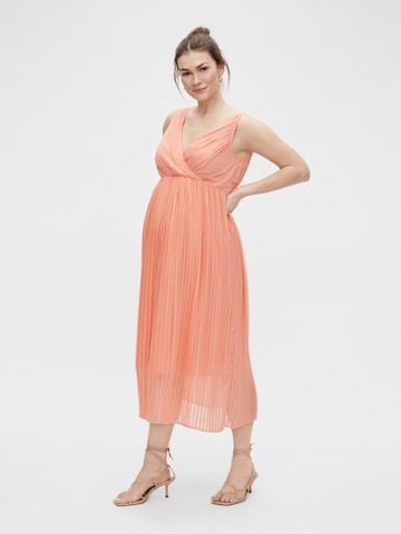 MAMALICIOUS Dress 'Taylor' in Orange: front