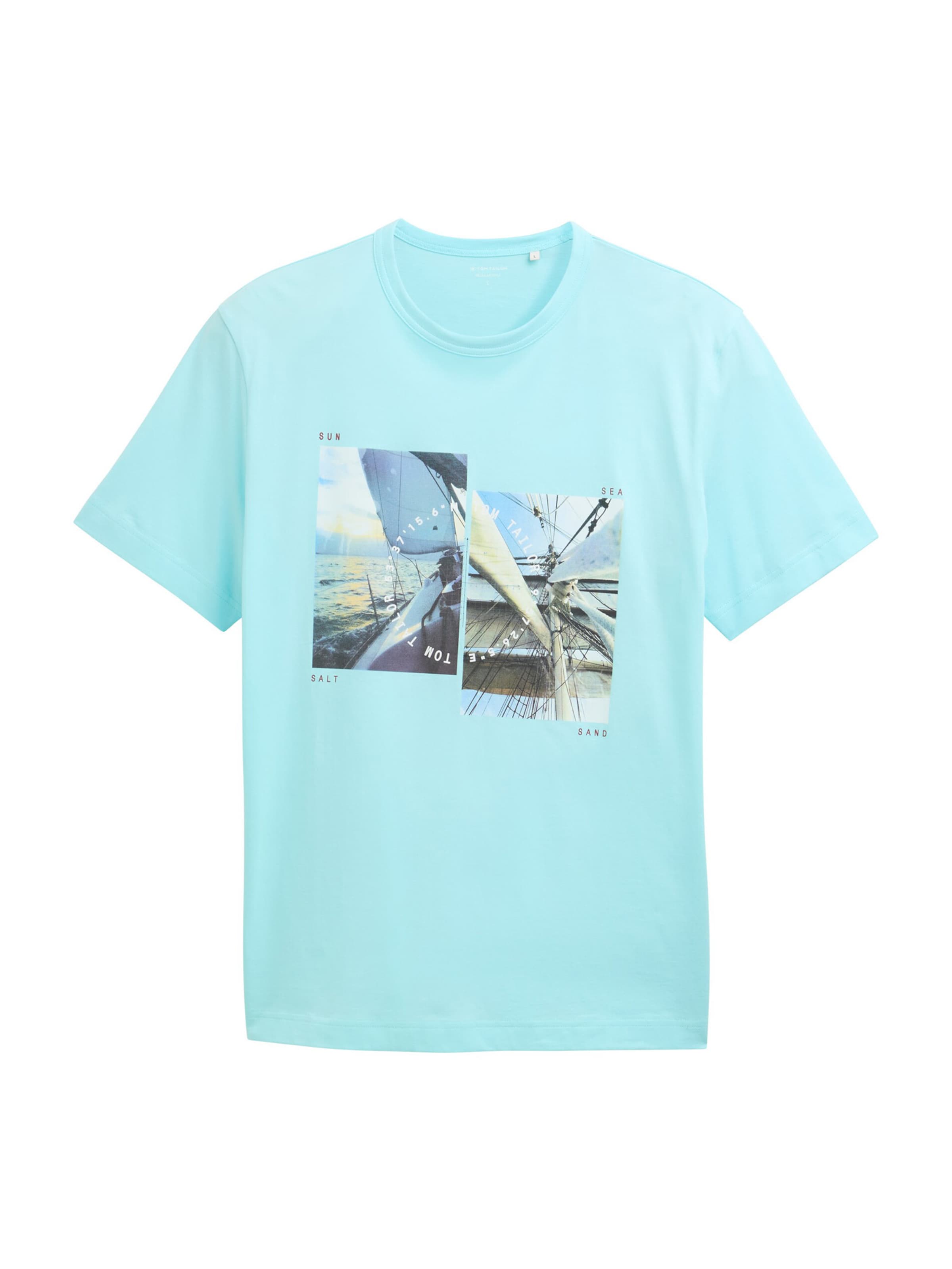 TOM TAILOR Футболка в Синий: спереди