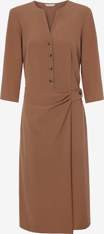 Rochie tip bluză 'Finco' de la TATUUM pe maro: față