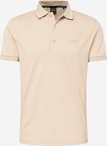 BOSS Shirt 'Paule' in Beige: voorkant