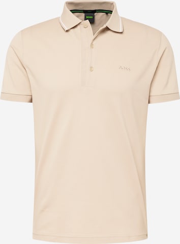 BOSS Green T-shirt 'Paule' i beige: framsida