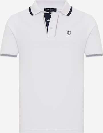Jimmy Sanders Poloshirt in Weiß: Vorderseite