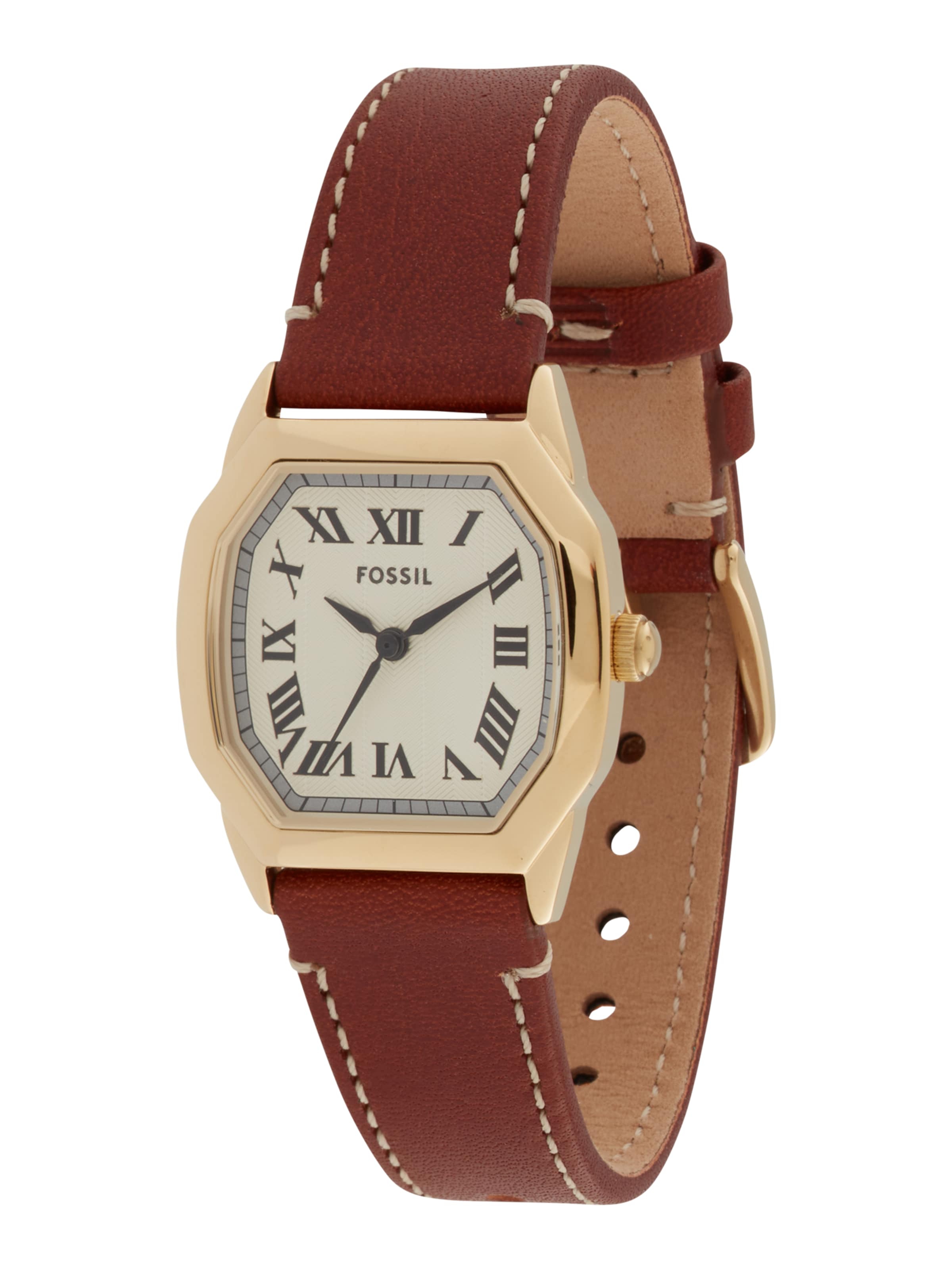 FOSSIL Analógové hodinky 'HARLOW' - Hnedá: predná strana