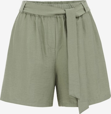 žalia WE Fashion Laisvas Kelnės: priekis