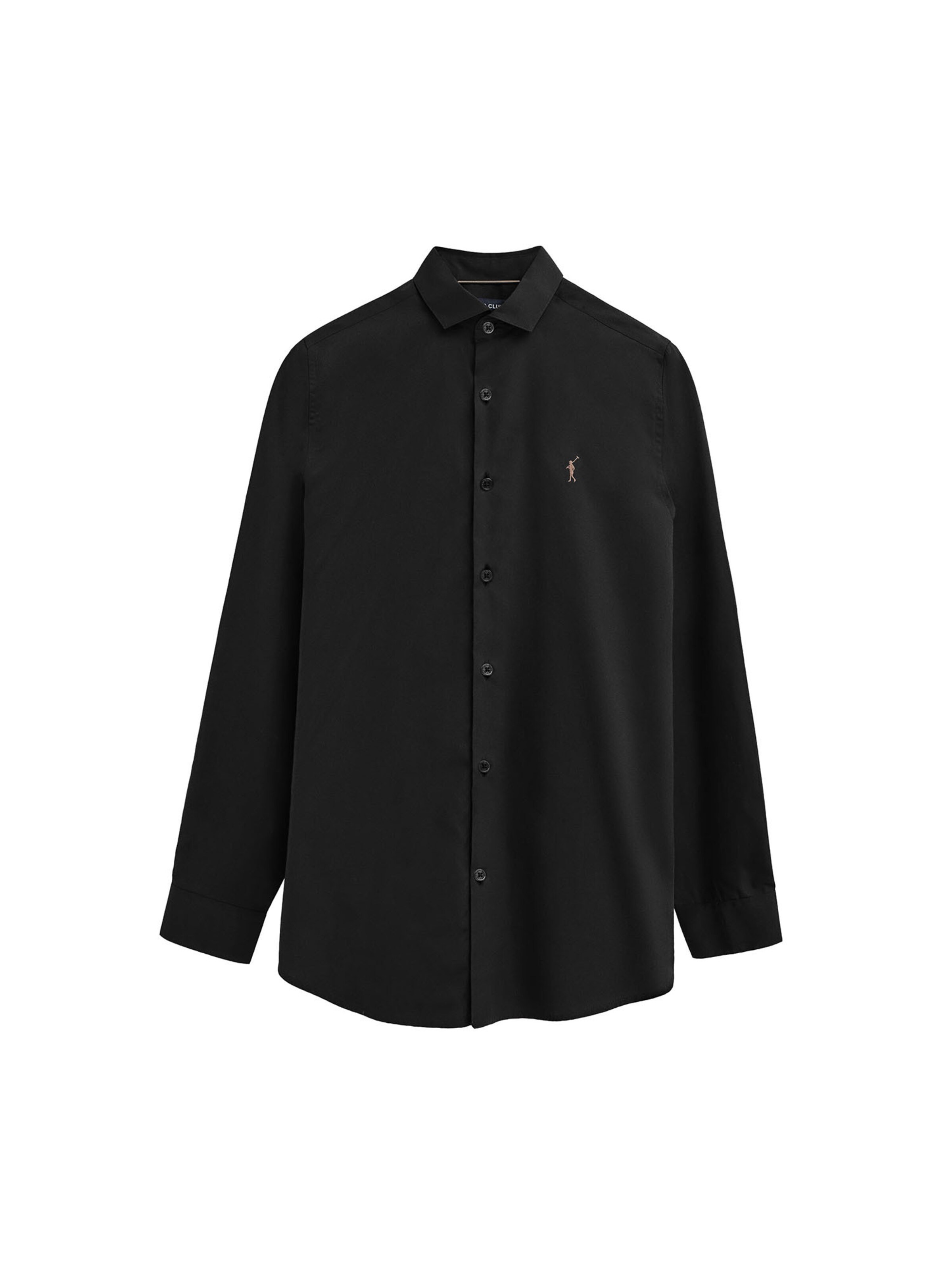 Polo Club Button Up Shirt in Black, Item view