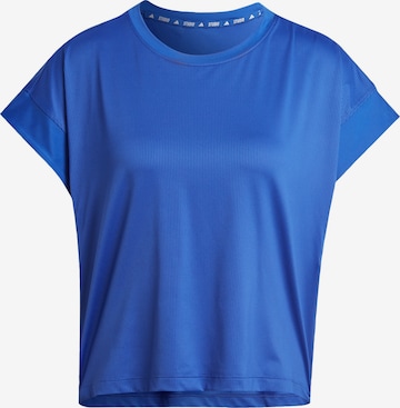 ADIDAS PERFORMANCE Sporttop in Blauw: voorkant