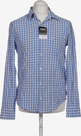 BOSS Orange Button Up Shirt in L in Blue: front