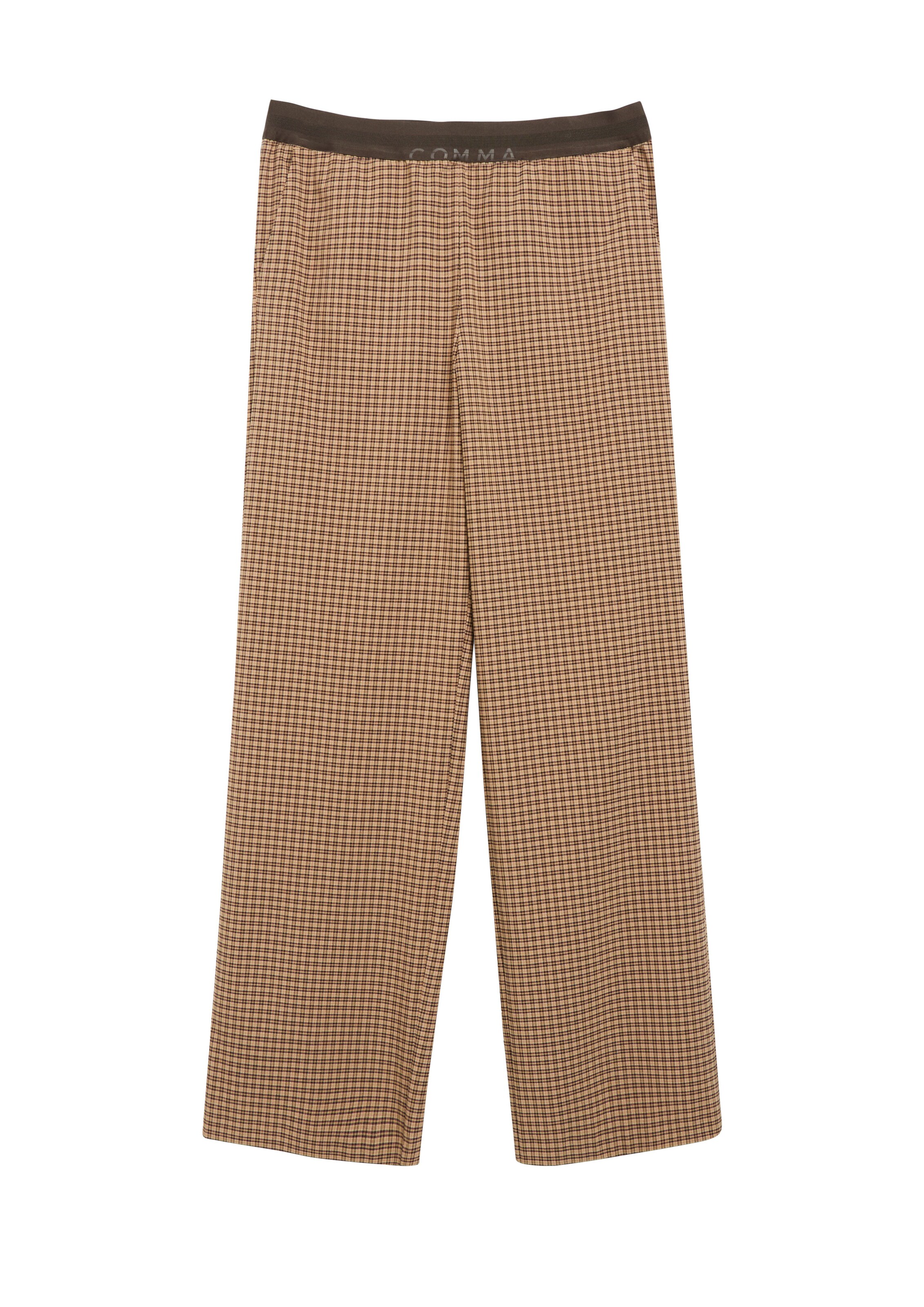 COMMA Trousers in 32/Regular in Light brown / Dark brown, Item view