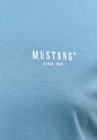 MUSTANG T-Shirt 'Austin' in Blau