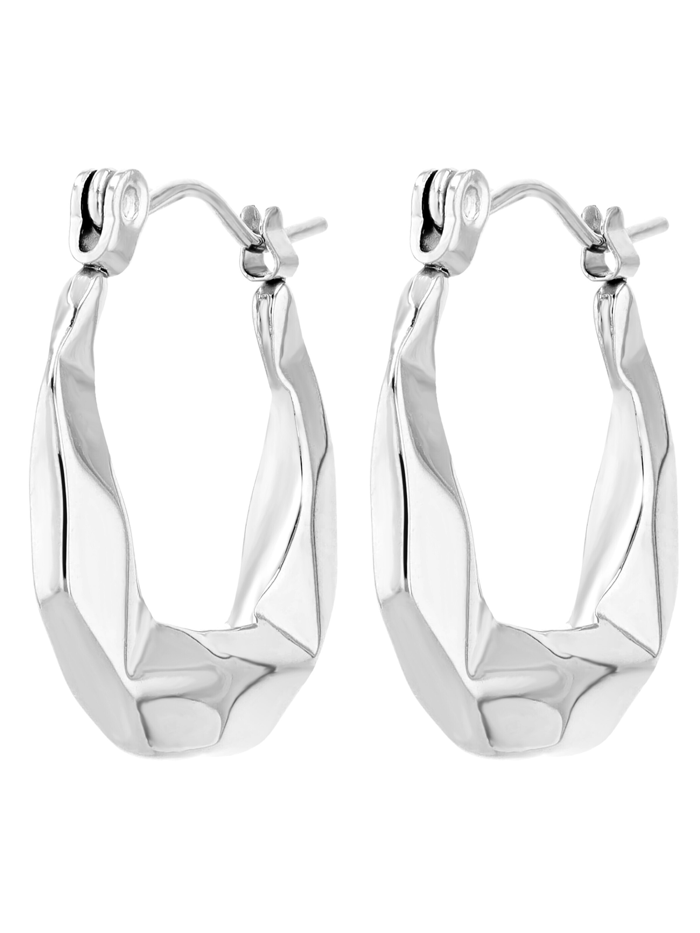 Akzent Earrings 'wasserfest' in Silver