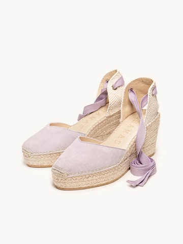 Alhamas - Sandalias 'Alpargata Cuña 8 cm' en lila