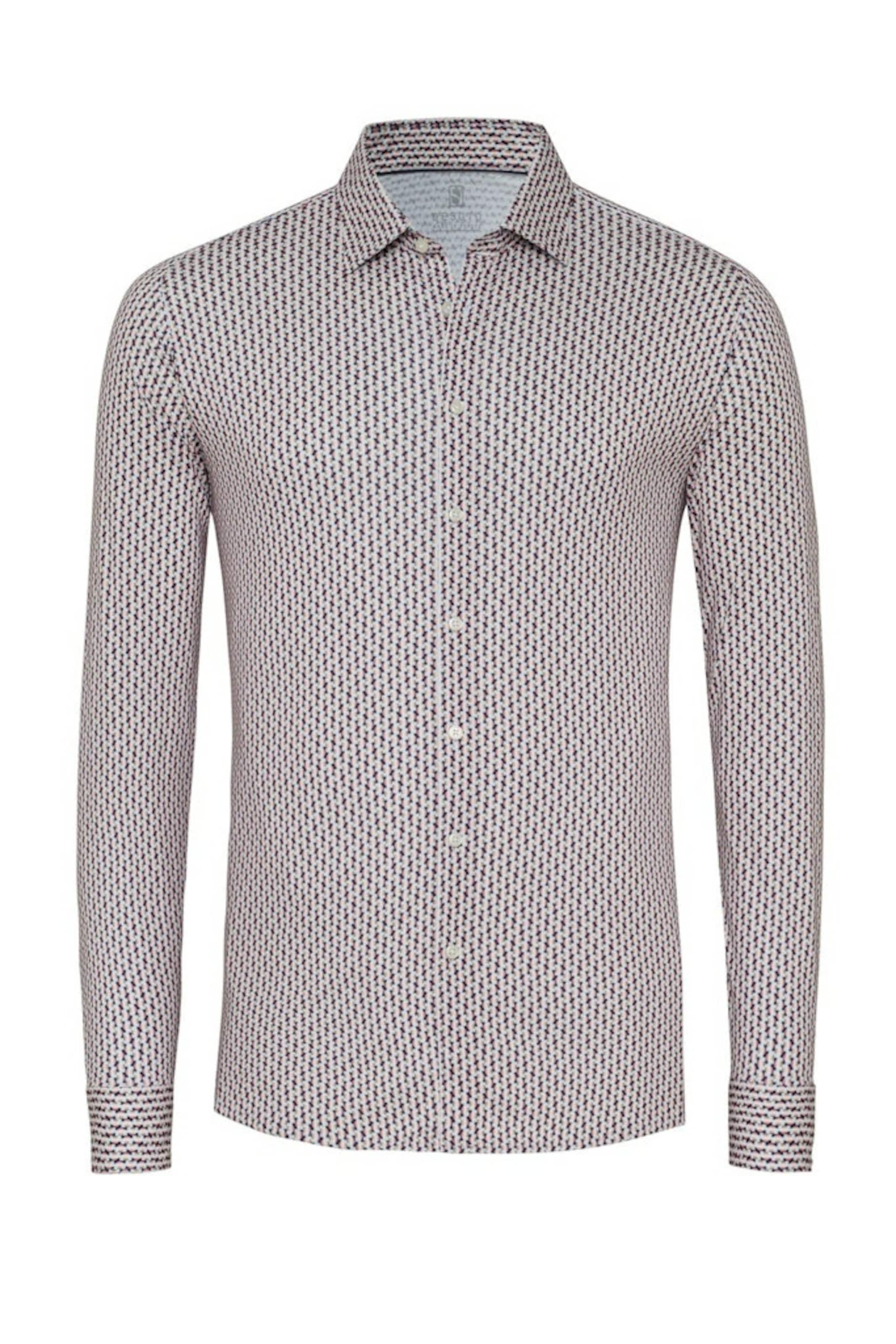 DESOTO Regular fit Overhemd in Grijs: voorkant